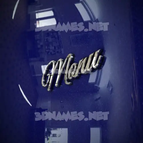 monu in Metalic Blue style - 3D name wallpaper monu in Metalic Blue style - 3D name wallpaper