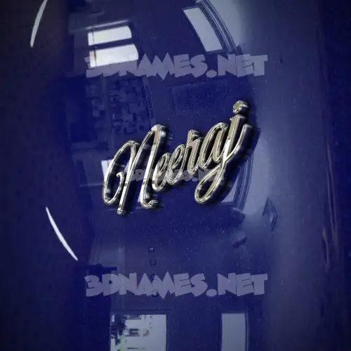neeraj in Metalic Blue style - 3D name wallpaper neeraj in Metalic Blue style - 3D name wallpaper