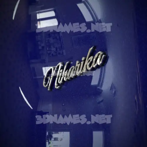 niharika in Metalic Blue style - 3D name wallpaper niharika in Metalic Blue style - 3D name wallpaper