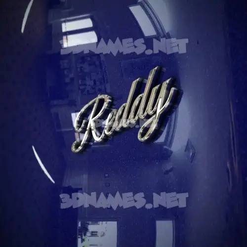 reddy in Metalic Blue style - 3D name wallpaper reddy in Metalic Blue style - 3D name wallpaper