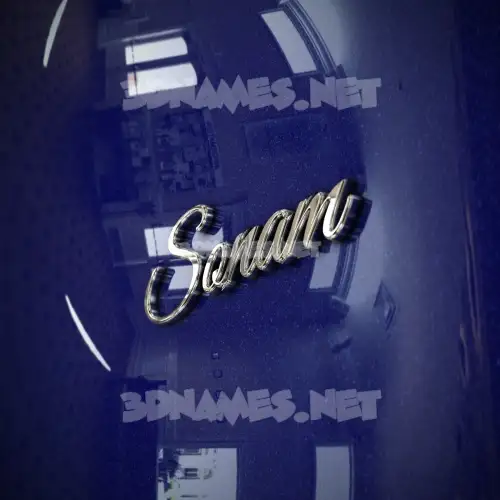 sonam in Metalic Blue style - 3D name wallpaper sonam in Metalic Blue style - 3D name wallpaper
