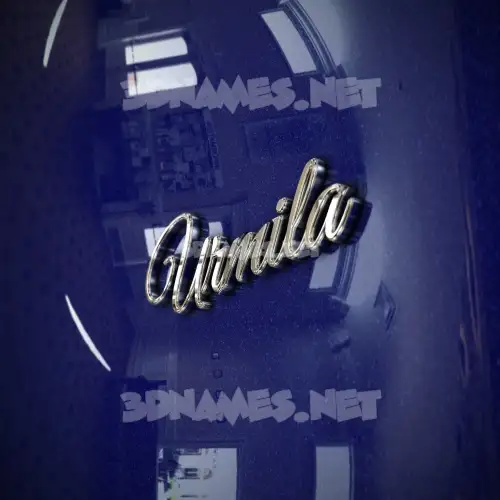 urmila in Metalic Blue style - 3D name wallpaper urmila in Metalic Blue style - 3D name wallpaper