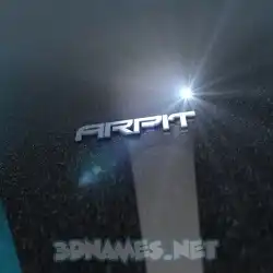 arpit in Black Metalic style - 3D name wallpaper
