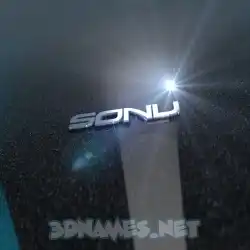 sonu in Black Metalic style - 3D name wallpaper