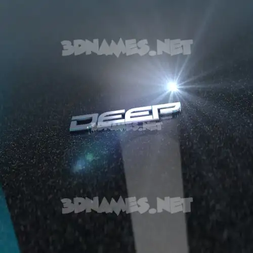 deep in Black Metalic style - 3D name wallpaper deep in Black Metalic style - 3D name wallpaper