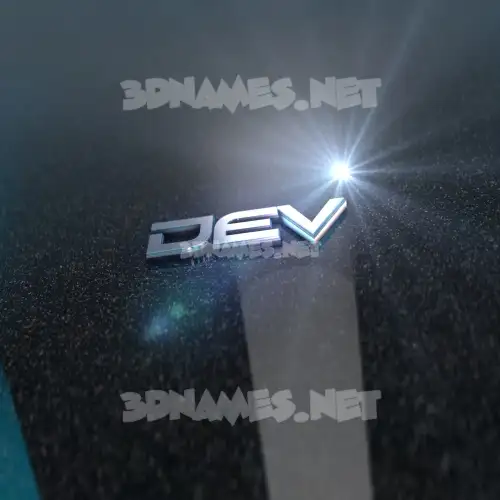 dev in Black Metalic style - 3D name wallpaper dev in Black Metalic style - 3D name wallpaper