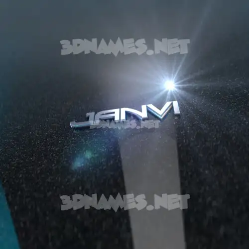 janvi in Black Metalic style - 3D name wallpaper janvi in Black Metalic style - 3D name wallpaper