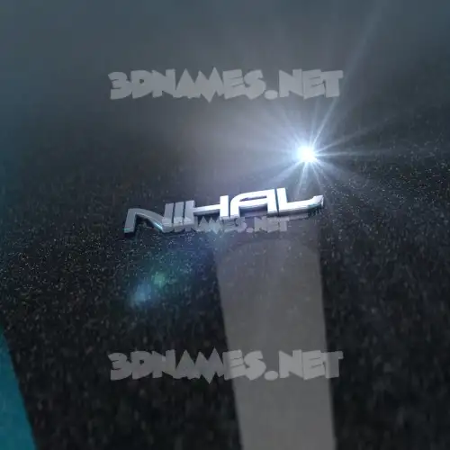 nihal in Black Metalic style - 3D name wallpaper nihal in Black Metalic style - 3D name wallpaper