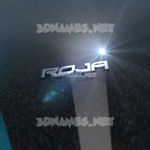 roja in Black Metalic style - 3D name wallpaper roja in Black Metalic style - 3D name wallpaper