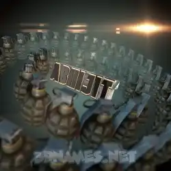 abhijit in Grenades style - 3D name wallpaper