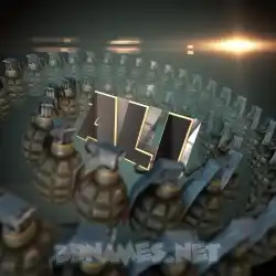 ali in Grenades style - 3D name wallpaper