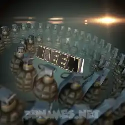 naeem in Grenades style - 3D name wallpaper