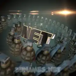 net in Grenades style - 3D name wallpaper