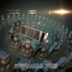 nihal in Grenades style - 3D name wallpaper