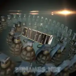 sakthi in Grenades style - 3D name wallpaper