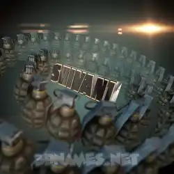 shivani in Grenades style - 3D name wallpaper