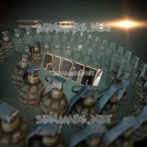 parth in Grenades style - 3D name wallpaper parth in Grenades style - 3D name wallpaper