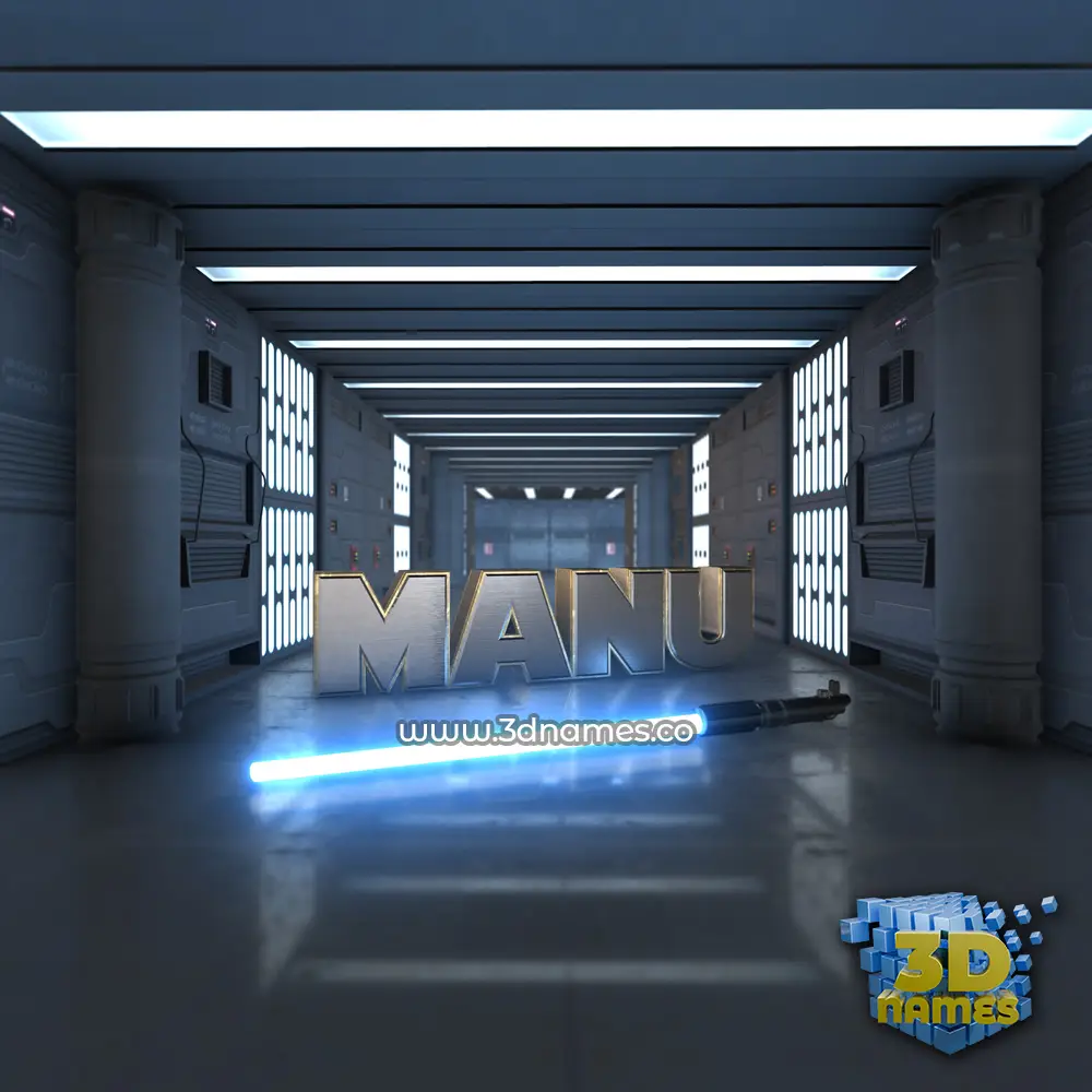 manu in Light Saber style - 3D name wallpaper manu in Light Saber style - 3D name wallpaper