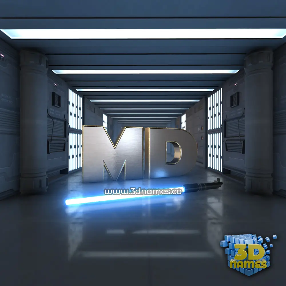 md in Light Saber style - 3D name wallpaper md in Light Saber style - 3D name wallpaper