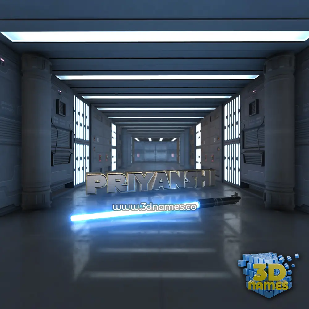 priyanshi in Light Saber style - 3D name wallpaper priyanshi in Light Saber style - 3D name wallpaper