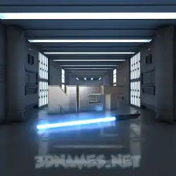 net in Light Saber style - 3D name wallpaper