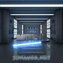 nitish in Light Saber style - 3D name wallpaper