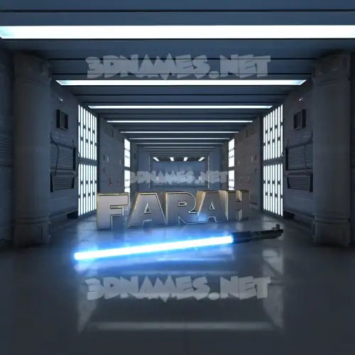 farah in Light Saber style - 3D name wallpaper farah in Light Saber style - 3D name wallpaper
