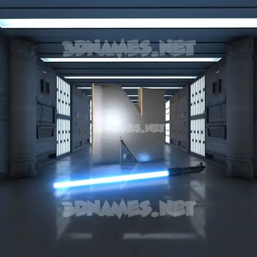 n in Light Saber style - 3D name wallpaper n in Light Saber style - 3D name wallpaper