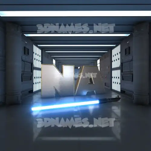 na in Light Saber style - 3D name wallpaper na in Light Saber style - 3D name wallpaper