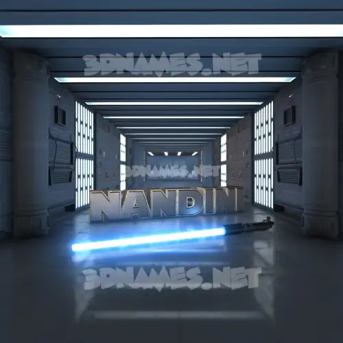 nandini in Light Saber style - 3D name wallpaper nandini in Light Saber style - 3D name wallpaper