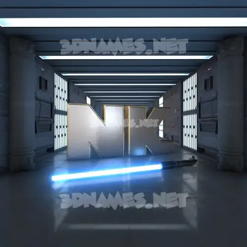 nk in Light Saber style - 3D name wallpaper nk in Light Saber style - 3D name wallpaper