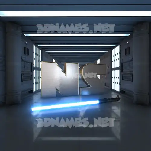 ns in Light Saber style - 3D name wallpaper ns in Light Saber style - 3D name wallpaper