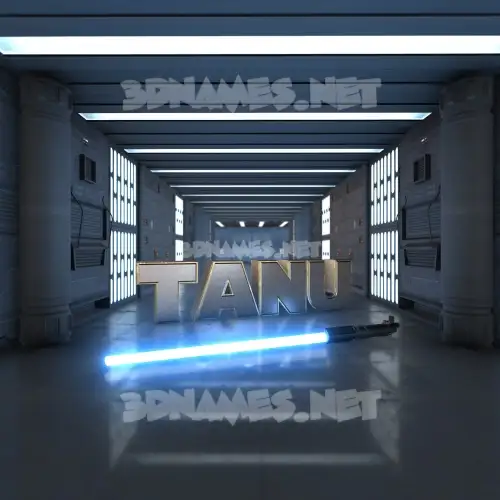tanu in Light Saber style - 3D name wallpaper tanu in Light Saber style - 3D name wallpaper