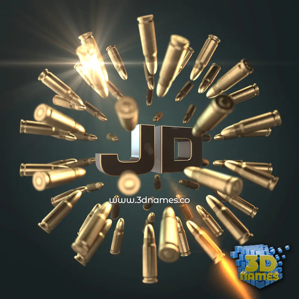 jd in Bullet Time style - 3D name wallpaper jd in Bullet Time style - 3D name wallpaper