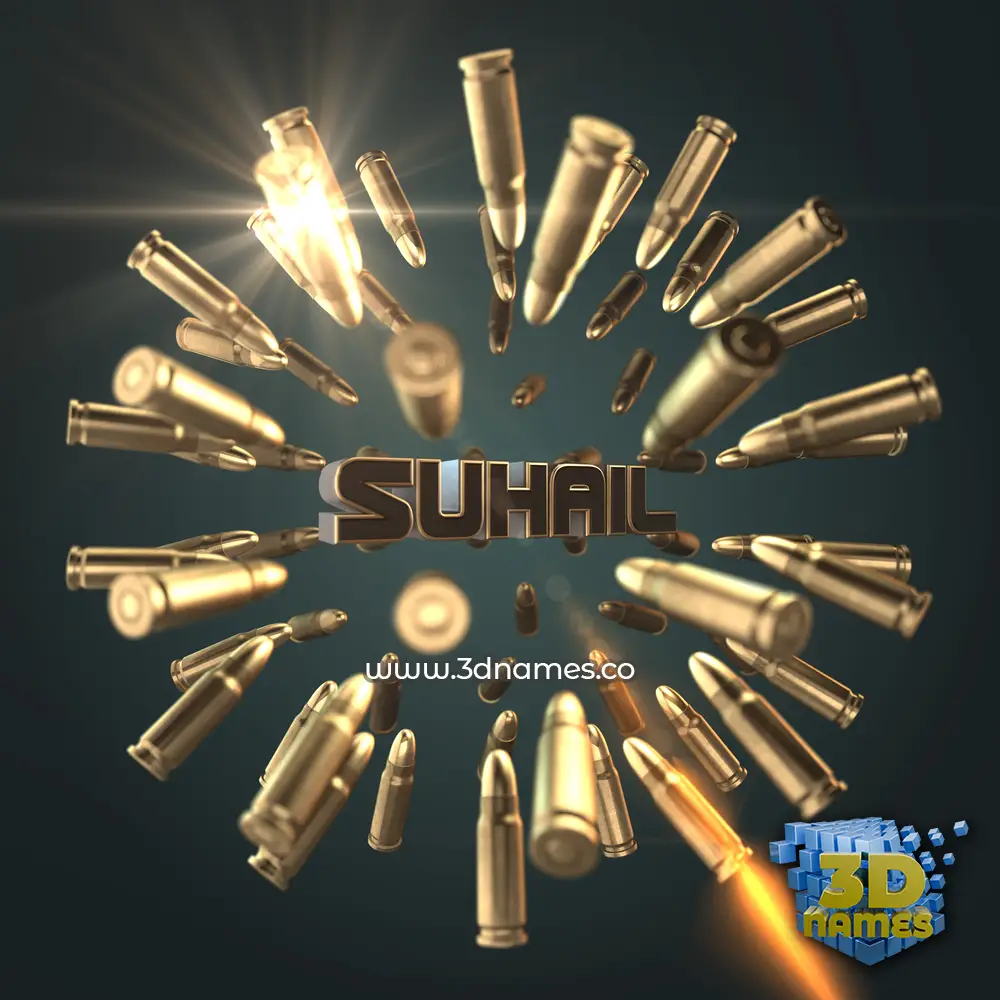 Preview of Bullet Time 3D name for "Suhail"