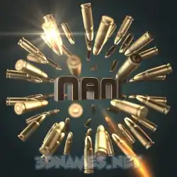 nani in Bullet Time style - 3D name wallpaper