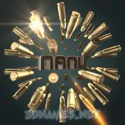 nanu in Bullet Time style - 3D name wallpaper