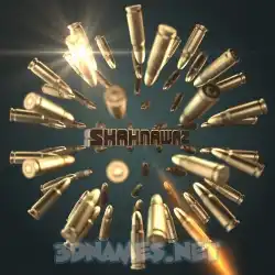 shahnawaz in Bullet Time style - 3D name wallpaper