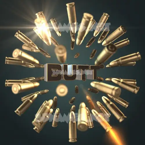 butt in Bullet Time style - 3D name wallpaper butt in Bullet Time style - 3D name wallpaper