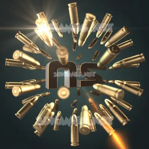 ns in Bullet Time style - 3D name wallpaper