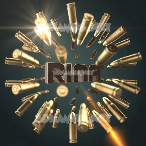 rina in Bullet Time style - 3D name wallpaper rina in Bullet Time style - 3D name wallpaper