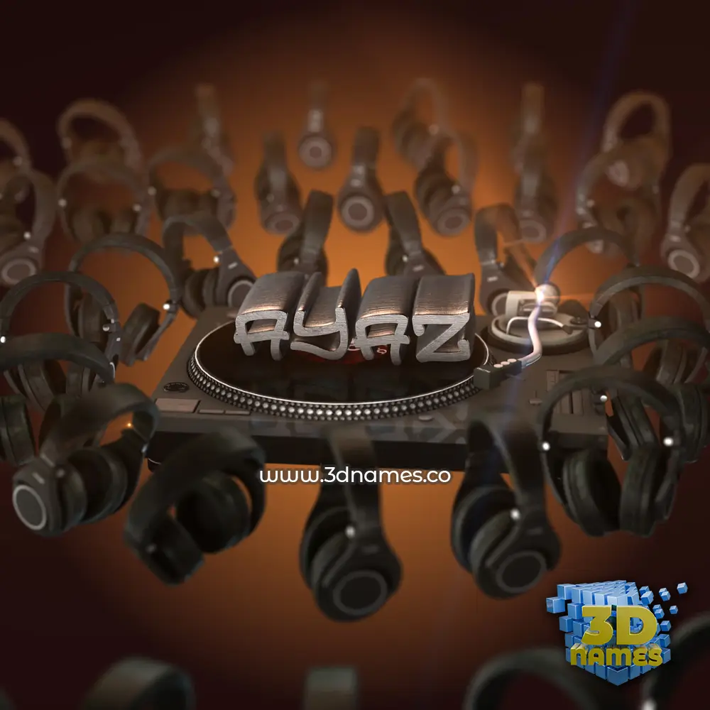 ayaz in DJ Yourself style - 3D name wallpaper ayaz in DJ Yourself style - 3D name wallpaper