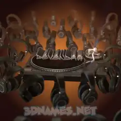 devendra in DJ Yourself style - 3D name wallpaper