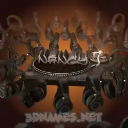 nancy in DJ Yourself style - 3D name wallpaper