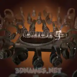 niharika in DJ Yourself style - 3D name wallpaper
