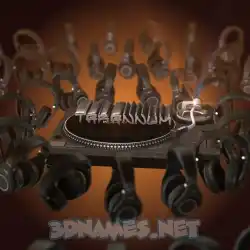 tarannum in DJ Yourself style - 3D name wallpaper