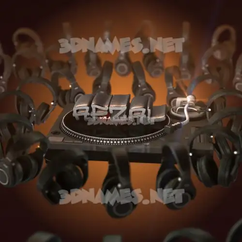 afzal in DJ Yourself style - 3D name wallpaper