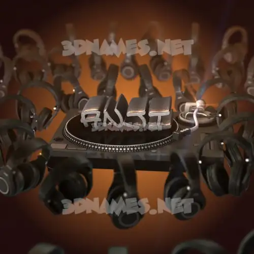 anji in DJ Yourself style - 3D name wallpaper