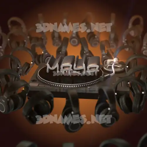 maya in DJ Yourself style - 3D name wallpaper maya in DJ Yourself style - 3D name wallpaper