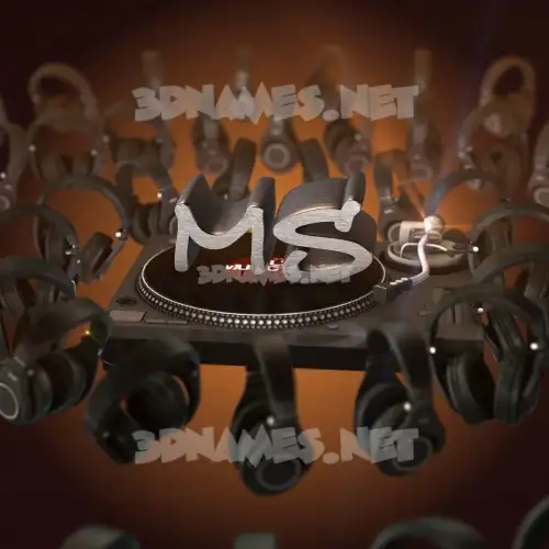 ms in DJ Yourself style - 3D name wallpaper ms in DJ Yourself style - 3D name wallpaper
